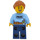 LEGO Polizist mit Freckles und Pferdeschwanz Minifigur