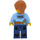 LEGO Polizist mit Freckles und Pferdeschwanz Minifigur