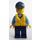 LEGO Politie officer met Life Preserver minifiguur