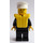 LEGO Politimand med Old hvid Politi Hat og Redningsvest Minifigur