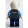 LEGO Poliziotto con Bianco Casco Minifigure