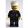 LEGO Policejní důstojník s Bílá Policie Čepice a Vousy Minifigurka