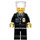 LEGO Agente de policía con Blanco Policía Sombrero y bigote Minifigura