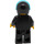 LEGO Polizei mit Schwarz Zipper Jacket und Schwarz Helm Minifigur
