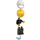 LEGO Police with Black Zipper Jacket and White Helmet Minifigure