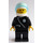 LEGO Police with Black Zipper Jacket and White Helmet Minifigure