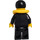 LEGO Polizei mit Schwimmweste und Schwarz Haar Minifigur