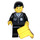 LEGO Police with Lifejacket and Black Hair Minifigure