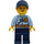 LEGO Police Woman avec Casquette, Queue de cheval et Smirk Figurine