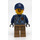 LEGO Politie Woman met Voorkant Zipper minifiguur