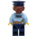 LEGO Polizei Woman mit Hut, Haar im Bun und Sunglasses Minifigur