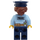 LEGO Police Woman with Hat, Hair in Bun and Sunglasses Minifigure