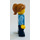 LEGO Police Woman avec Queue de cheval Figurine
