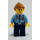 LEGO Police Woman with Ponytail Minifigure
