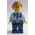 LEGO Police Woman with Ponytail Minifigure