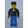 LEGO Policjant z Czarny Czapka z Srebro Gwiazda Minifigurka