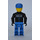 LEGO Polizist mit Blau Kappe mit Silber Stern Minifigur