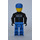 LEGO Policeman met Blauw Pet met Zilver Star minifiguur