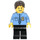 LEGO Policeman avec Bleu Tie, Gold Badge Figurine