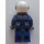 LEGO Polizist mit Brille und Weiß Helm Minifigur