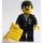 LEGO Policeman mit Suit, Schwarz Haar und Lifejacket Minifigur