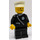 LEGO Policeman with Zipper and White Hat Minifigure