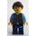 LEGO Policewoman met Brown Haar minifiguur