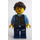 LEGO Policewoman with Brown Hair Minifigure