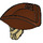 LEGO Ponytail and Reddish Brown Tricorne Hat (67043)