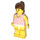 LEGO Poolside Woman in Pink Top with Silver Necklace Minifigure