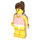 LEGO Poolside Woman im Pink oben mit Silber Necklace Minifigur
