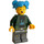 LEGO Poppy Starr avec Vert Haut Minifigurine