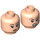 LEGO Portal Chell Minifigure Head (Recessed Solid Stud) (3626 / 23710)