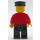 LEGO Post Office Worker mit Schwarz Hut Minifigur