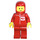 LEGO Post Office Worker met Old Rood Helm Minifiguur