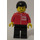 LEGO Post Officer Worker med Sort Hår Minifigur