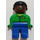 LEGO Postman met Afro Duplo Figuur