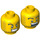 LEGO Power Miner Head (Safety Stud) (3626 / 64879)