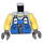 LEGO Power Miner Torso with Blue Overall Bib (973 / 76382)