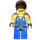 LEGO Power Miner Worker mit Orange Scar im Gesicht Minifigur