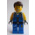 LEGO Power Miner Worker mit Orange Scar im Face Minifigur
