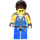 LEGO Power Miner Worker mit Orange Scar im Face Minifigur