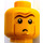 LEGO President Business Minifigure Head (Recessed Solid Stud) (3626 / 20725)