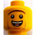 LEGO President Business Minifigure Head (Recessed Solid Stud) (3626 / 20725)