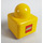 LEGO Primo Brique 1 x 1 avec Duplo logo et Lego logo sur Côtés opposés (31000 / 49256)