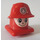 LEGO Primo Fireman head with Helmet Duplo Figure