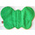 LEGO Primo Large Butterfly Wings (cloth) with red/yellow on one side and green with white dots on other side (41648)