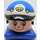 LEGO Primo Policeman Hoofd Figuur