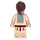 LEGO Princess Leia Slave Outfit mit Neck Halterung Minifigur