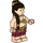 LEGO Princess Leia with Slave Outfit and Dark Brown Hair with Braid over Shoulder Minifigure